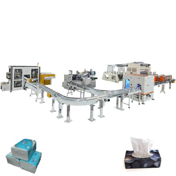Top 11KW 380V Carton Box Facial Tissue Paper Packing Machine For Business