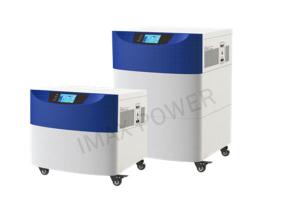 5000W Portable Solar Lithium PO4 Battery Solar System 110V And 220V Output CPU Intelligent Control