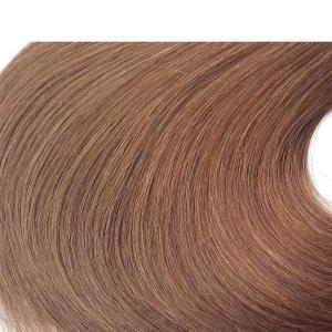 China Full Cuticles Brazilian Peruvian Virgin Human Hair Machine Weft Clip In Hair Extension Brown Color wholesale