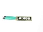 LED Backlight Screen Printing Tactile Dome Switch With Transparent Window