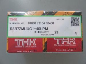 China THK Linear Guide and Slide Block RSR7ZMUUC1+40LPM wholesale