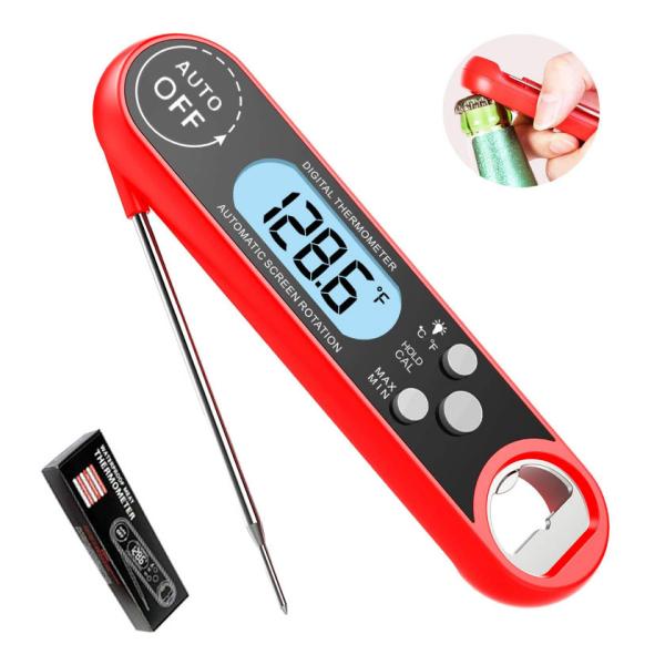 Quality Calibrating Waterproof Meat Thermometer Probe With Rotating Screen Both Hands for sale