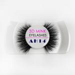 Natural Real Mink Eyelashes Customized Thickness 3D Effect With Private Label