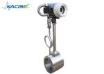 Flange Clamp Compressed Air vortex shedding flow meter , vortex gas flow meter 4