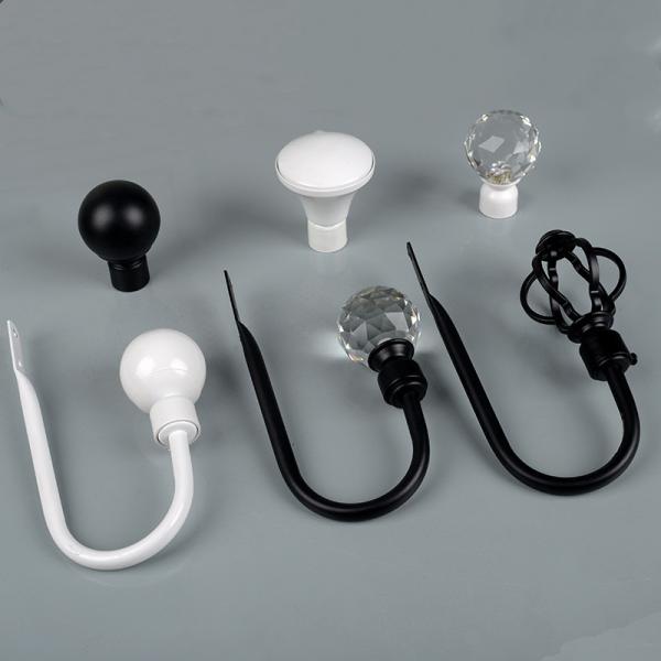 Quality Curtain Tieback Hooks U Style Metal Tie Backs For Voiles Curtain Holdback 2 Pack for sale