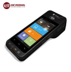 China DDR3 Portable POS Terminal Android 8.1 Long Zebra 2D Scanner Battery Working Time > 8 Hours on sale