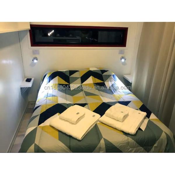 40ft 20ft Modern Luxury Garden Hotel Mobile Small House with Quick Installation and 50/75/100mm Wave Sandwich Panel Wall