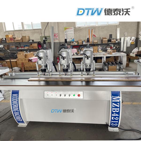 50mm Depth 6KW Wood Drilling Machine Door Hinge Boring Machine 4 Heads