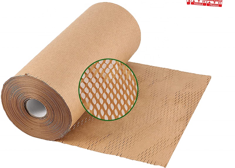 100% Biodegradable Paper Wrapping Roll 80g Brown Wrapping Paper Roll Eco