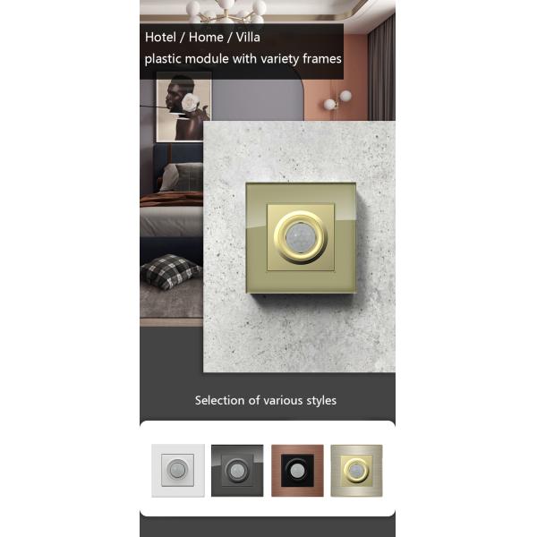 Tempered Glass Frame Body Sensor Switch 220VAC automatic induction