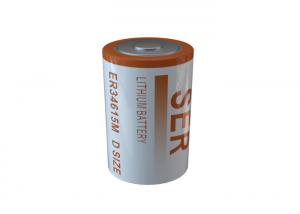 China ER34615M 3.6V D Size LiSOCL2 Batteries Spiral High Drain Lithium Thionyl Chloride Battery on sale