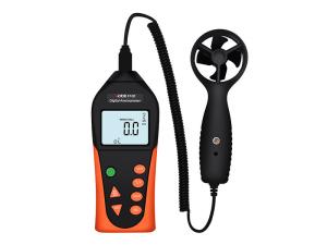 High Sensitivity LCD Handheld Wind Gauge Portable Wind Anemometer