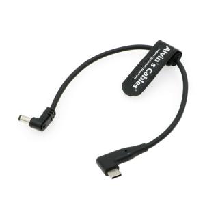 China Right Angle USB-C Type-C PD To DC Power Cable PD Charging Cable For Blackmagic Video Assist Monitor 30CM/11.8 Inches wholesale