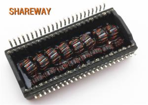 Thru - Hole Ethernet Lan Transformer Common Mode Chokes For EMI Suppression