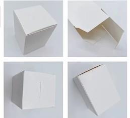 China Customized Small Plain Recycled Paper Gift Box White 10x10x7 Cake Box on sale