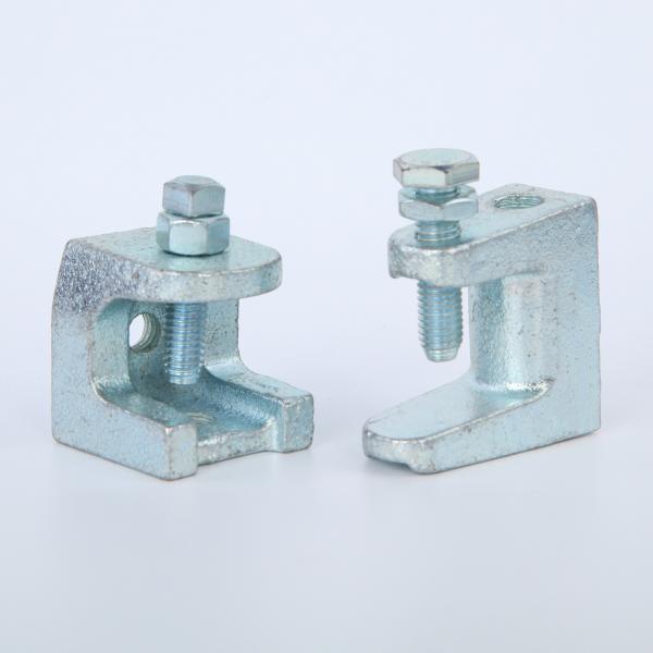 Quality NPT Thread 1/4" Conduit Malleable Iron Beam Clamp WIth Square Head Screw for sale