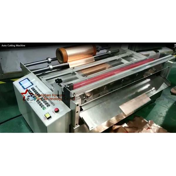 Fully Automatic Cut To Length Reel To Sheet Cutting Machine For Aluminum Foil Cutting Width 1-660mm