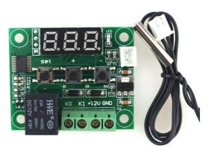 DC 12V heat cool temp thermostat switch temperature controller Miniature thermostat temperature control switch panel