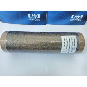 China Stainless Steel Ultra Fine Composite Wire 14um*90f*2 Used As Heating Pad And UHF RFID Singal Wire on sale