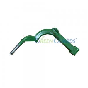 China Lawn Mower Parts Arm , Center Lift ( Green ) W / Bushings GAUC14359 Fits Deere Utility on sale