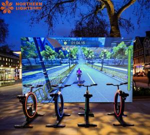 China Exercise Bike With Video Projector Interactive Projection Game Cycling Simulator wholesale