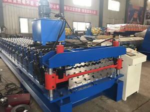 Trapezoid Style Corrugated Roll Former 8-15m / Min Working Speed 16 Steps Type