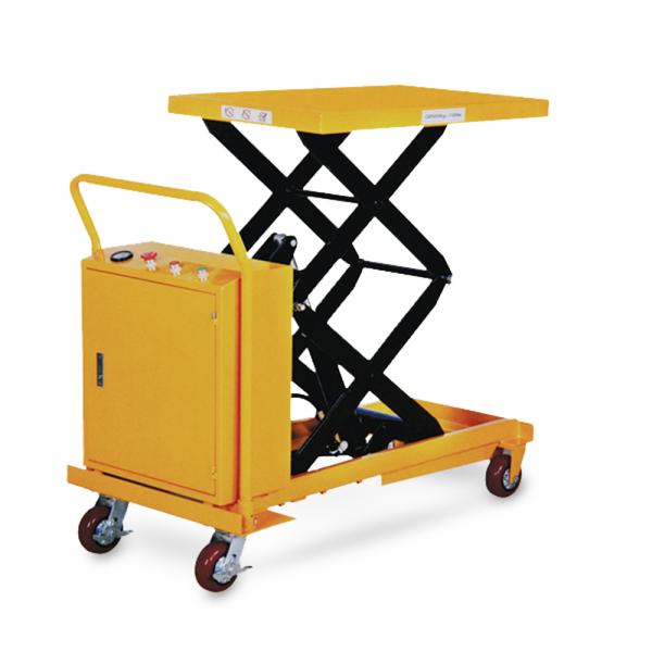 1000kg Small Platform Scissor Lift Strong Iron Material Electric Scissor Roller Table Lift