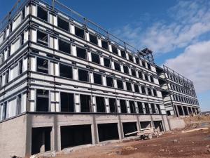 China Industrial High Strength Multi Storey Frame Design Structural Steel Building Construction on sale