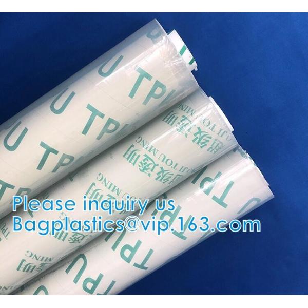 Eco Friendly Biodegradable customized Super Transparent TPU Film sheet colored breathable anti-static flame retardant