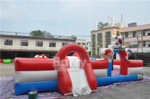 China Custom Inflatable Toddler Playground , Special Inflatable Fun City Boxing Bull Theme wholesale
