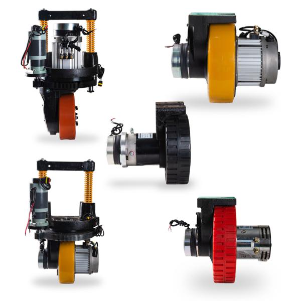 24V 1.2 1.5 0.75KW DC AC Motor Horizontal Vertical Drive Wheel Assembly For Electric Stacker And Tractor