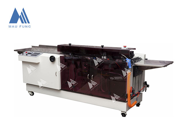 China Book Spine Gluing Machine Back Paper Pasting Machine MF-SPM340 wholesale