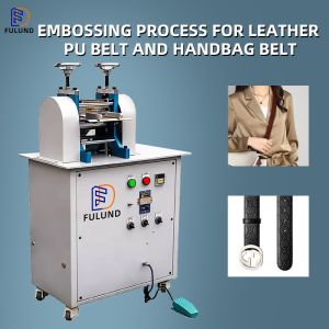 Leather Temperature Roller Plating Embossing Leather Belt Making Machine