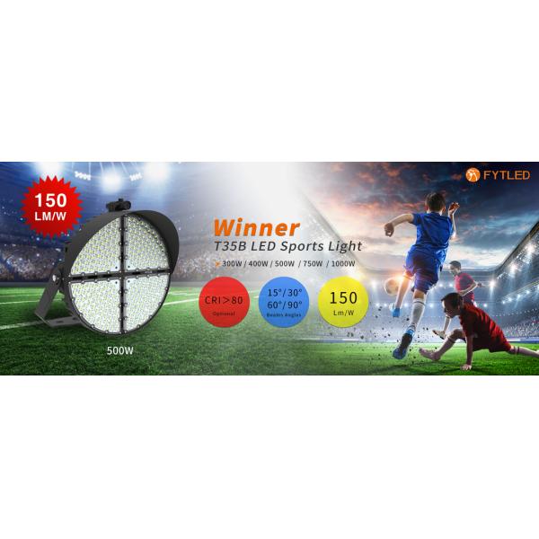 Compact Lightweight 150lm/W 1000W LED Stadium Lights Durable