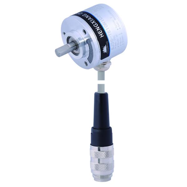 Quality 8mm Solid Shaft Absolute Optical Encoder External Diameter 51mm 4096 Steps Per Turn for sale