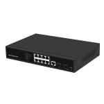 8 Port Gigabit Managed Network Switch Realtek Based AC Input SFP Fiber Uplink