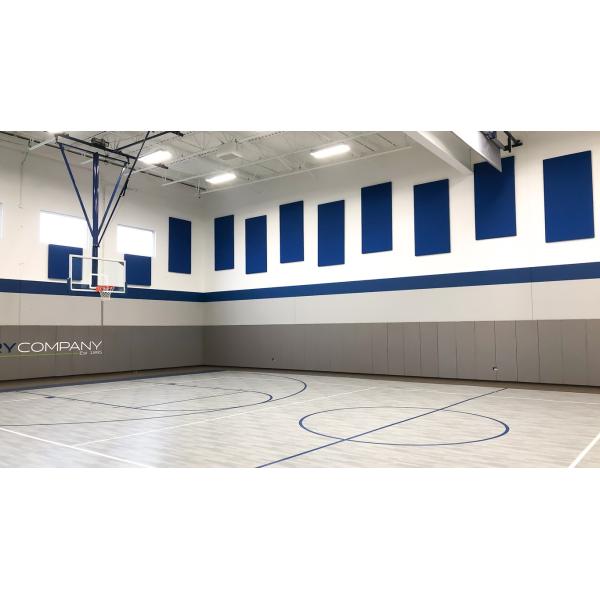 Sport Hall Wall 50mm Thick Soundproofing Fabric Wrapped Acoustical Panels Absorbing Board