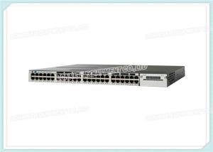 China Cisco Fiber Optic Switch WS-C3750X-48T-S Data IP Base - Managed - Stackable wholesale