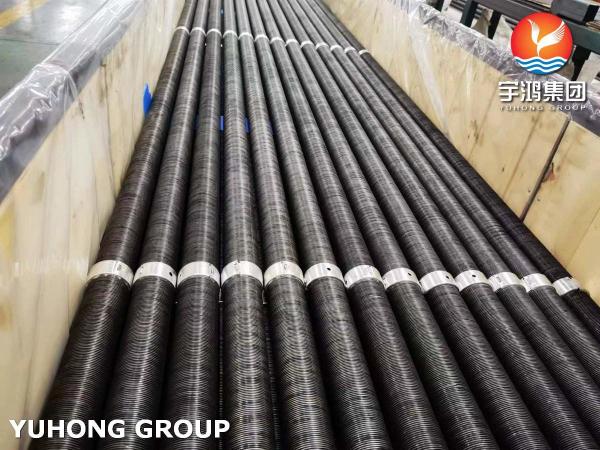 Quality Carbon Steel Embedded G Fin Tube , ASTM A179 With ASTM B209 Al 1060, Heat Exchanger Application for sale