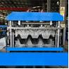 Buy cheap 22KW X 2 Floor Deck Roll Forming Machine Chains Drive Guide Rail Structure from wholesalers