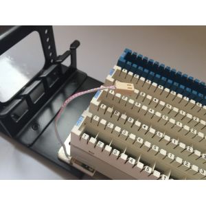 128 Pairs Optical Fiber Distribution Frame , Telecommunication MDF Distribution