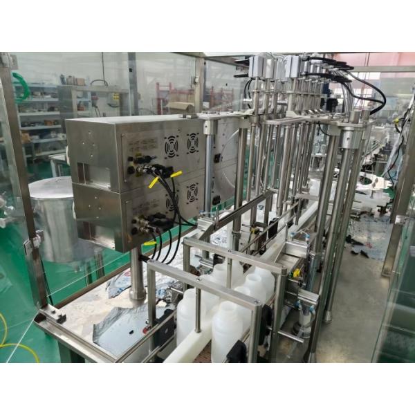 Automatic Pesticide Filler, Bottle Filling Machine for Pesticides Suitable for 500-1500ml PET Bottles, Accuracy ±0.5%, Compliant with GMP and FDA