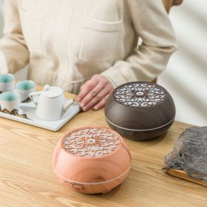 500ml Bluetooth Speaker Aroma Diffuser Humidifier 12W Power Remote Control