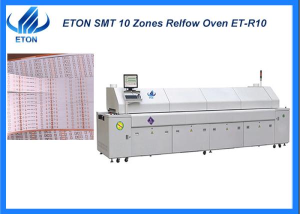 Quality PID+SSR control 700M width conveyor belt reflow oven machine for sale