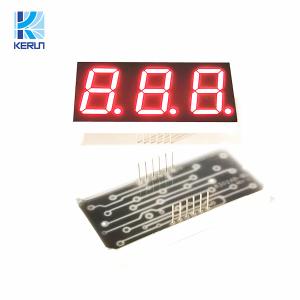 China 0.8 Inch Three Digit 7 Segment LED Display Module FND Red Emitting Color wholesale