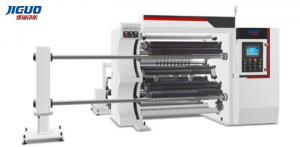 China Automatic Bopp Tape Paper Slitting And Rewinding Machine JIGUO ZWS-400B on sale
