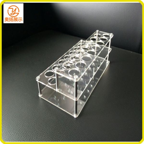 China factory customized disassembled clear acrylic cosmetic display lipstick display