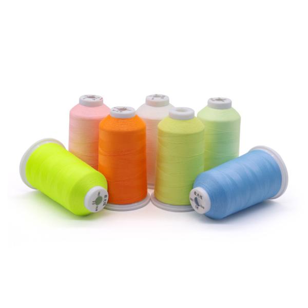 Industrial Threaded Sewing Thread 150D Color Change Embroidery Thread 100%