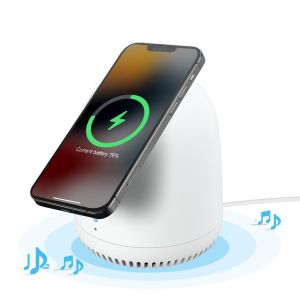 China Portable Mini Wireless Charger Speaker 5W With 20KHz Frequency wholesale