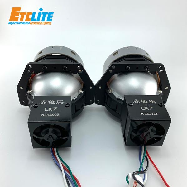 Quality H4 Led Projector Lens 100W 16000Lm 3000K 4300K 6000K Led Mini Bi-Led Laser Projector Headlight for sale